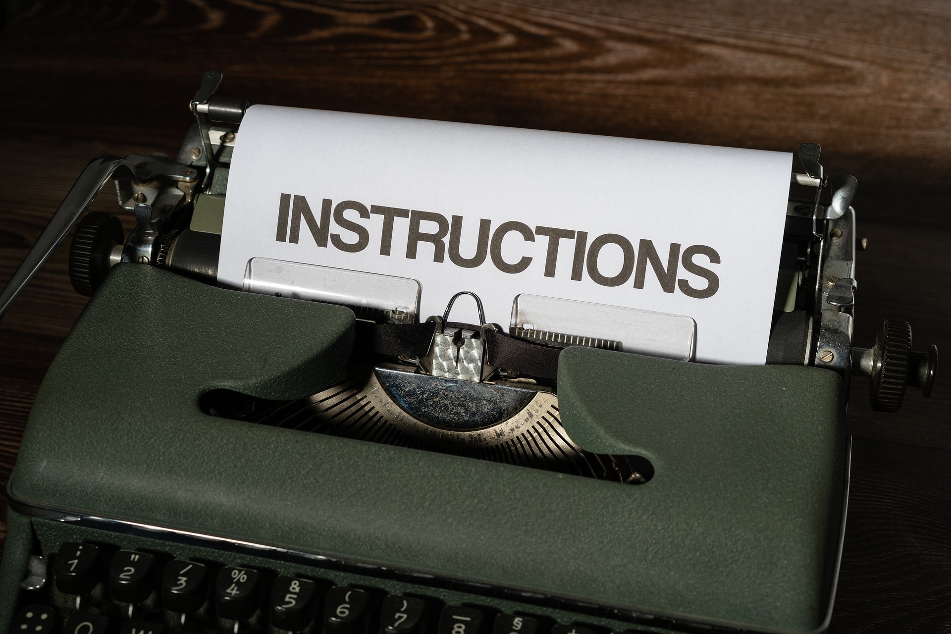 Type writers representing 'instructions' for the 'A Voice Actors Lesson' article.